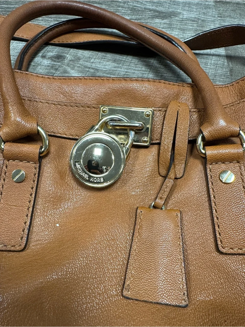 Michael Kors Hamilton Satchel Bag Purse
